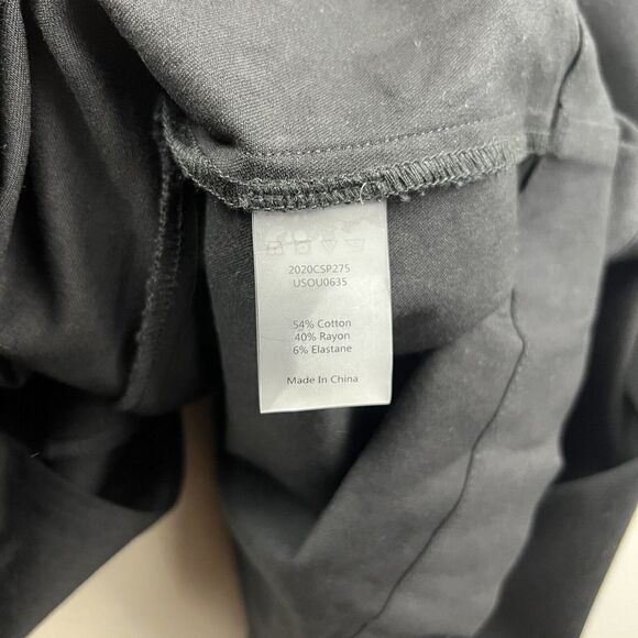 Universal Standard Willa Jacket 4XL Womens New Black Curved Twill Button Front - Picture 8 of 10